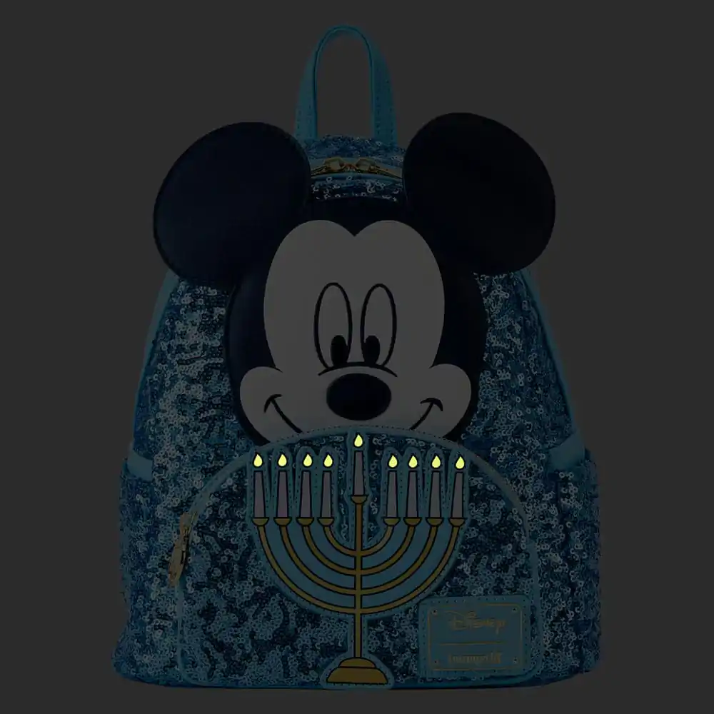 Disney by Loungefly Backpack Mickey Mouse Happy Hanukkah Menorah product photo