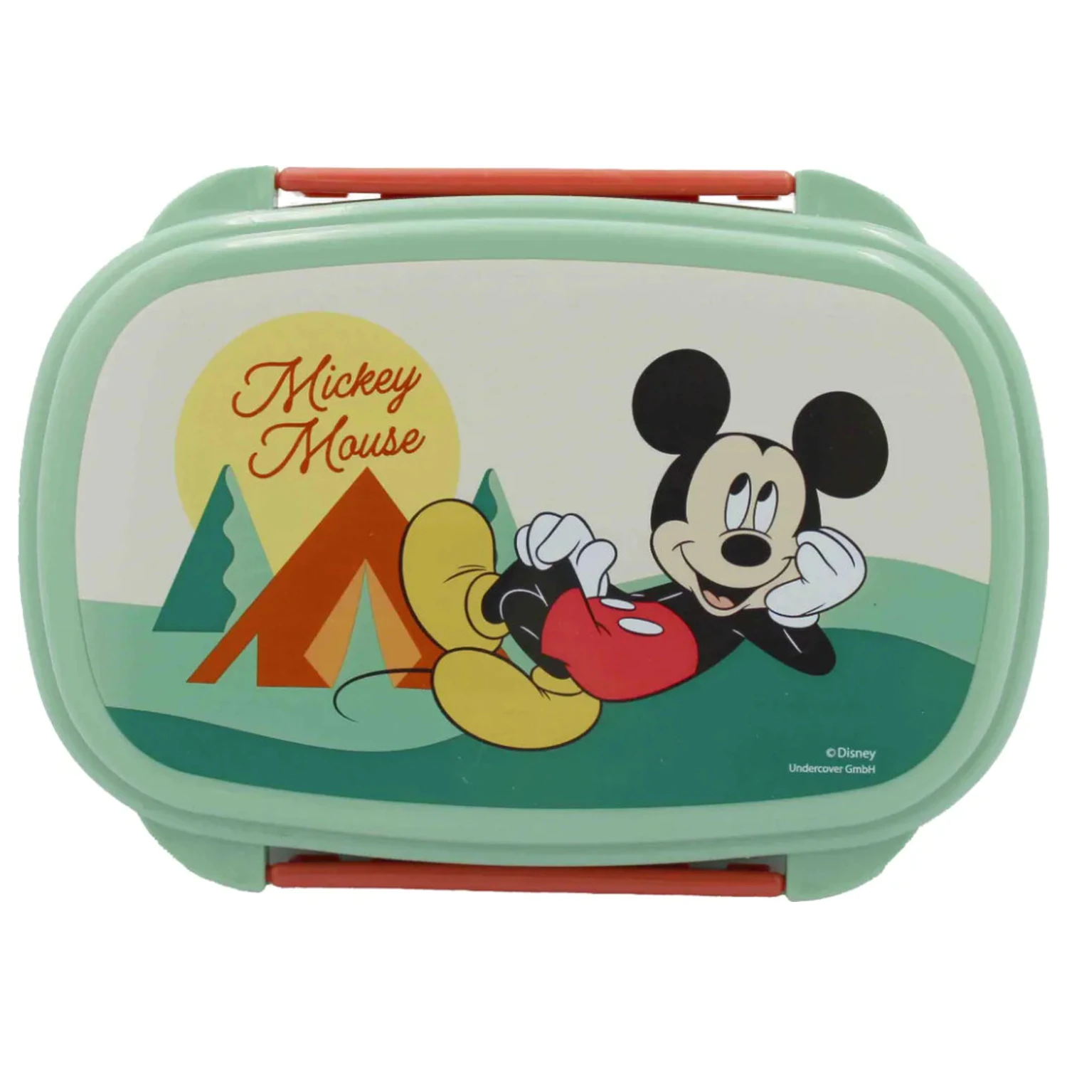 Disney Mickey Nature sandwich box + cutlery set product photo