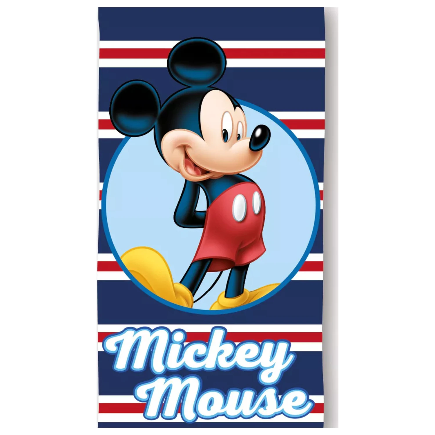 Disney Mickey Navy Stripe Towel 70x140cm product photo