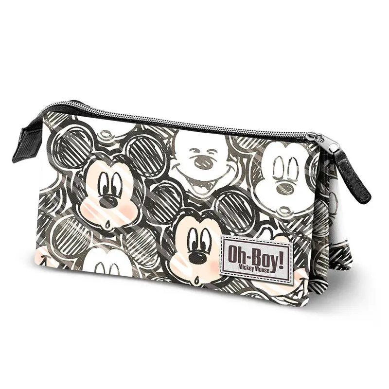 Disney Mickey Oh Boy triple pencil case product photo
