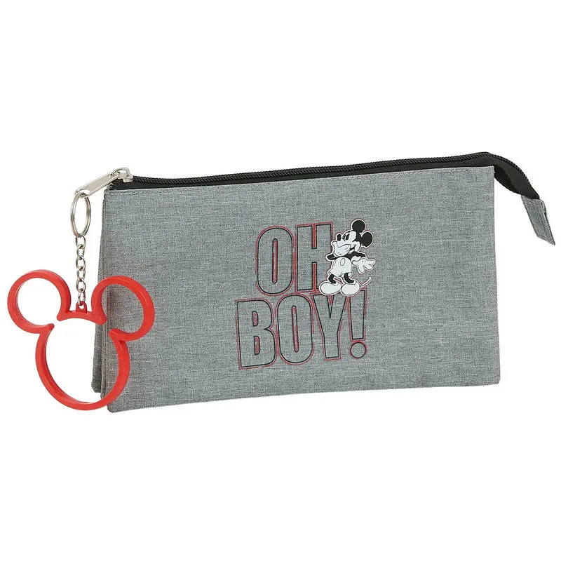 Disney Mickey Oh Boy triple pencil case product photo