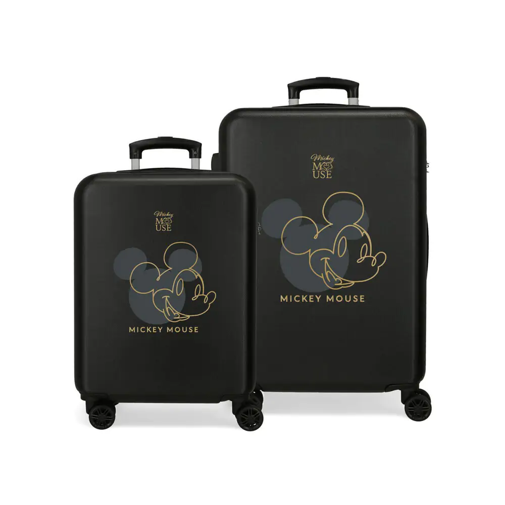 Disney Mickey Outline ABS pack 2 trolley suitcases product photo