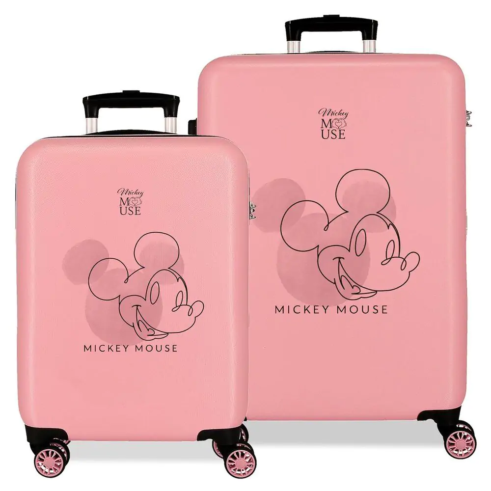 Disney Mickey Outline ABS pack 2 trolley suitcases product photo