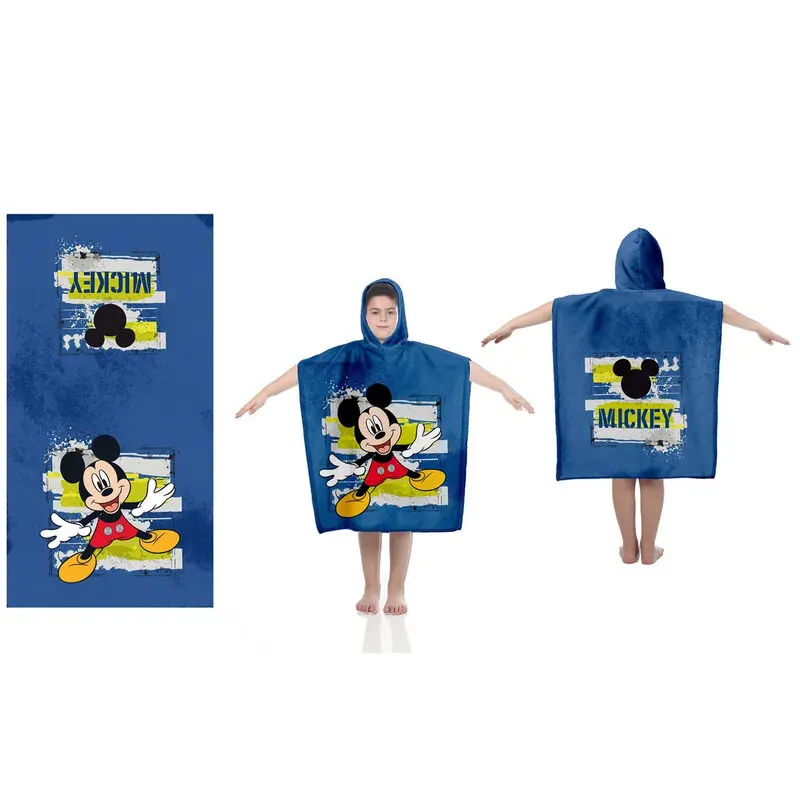 Disney Mickey Cotton poncho towel termékfotó