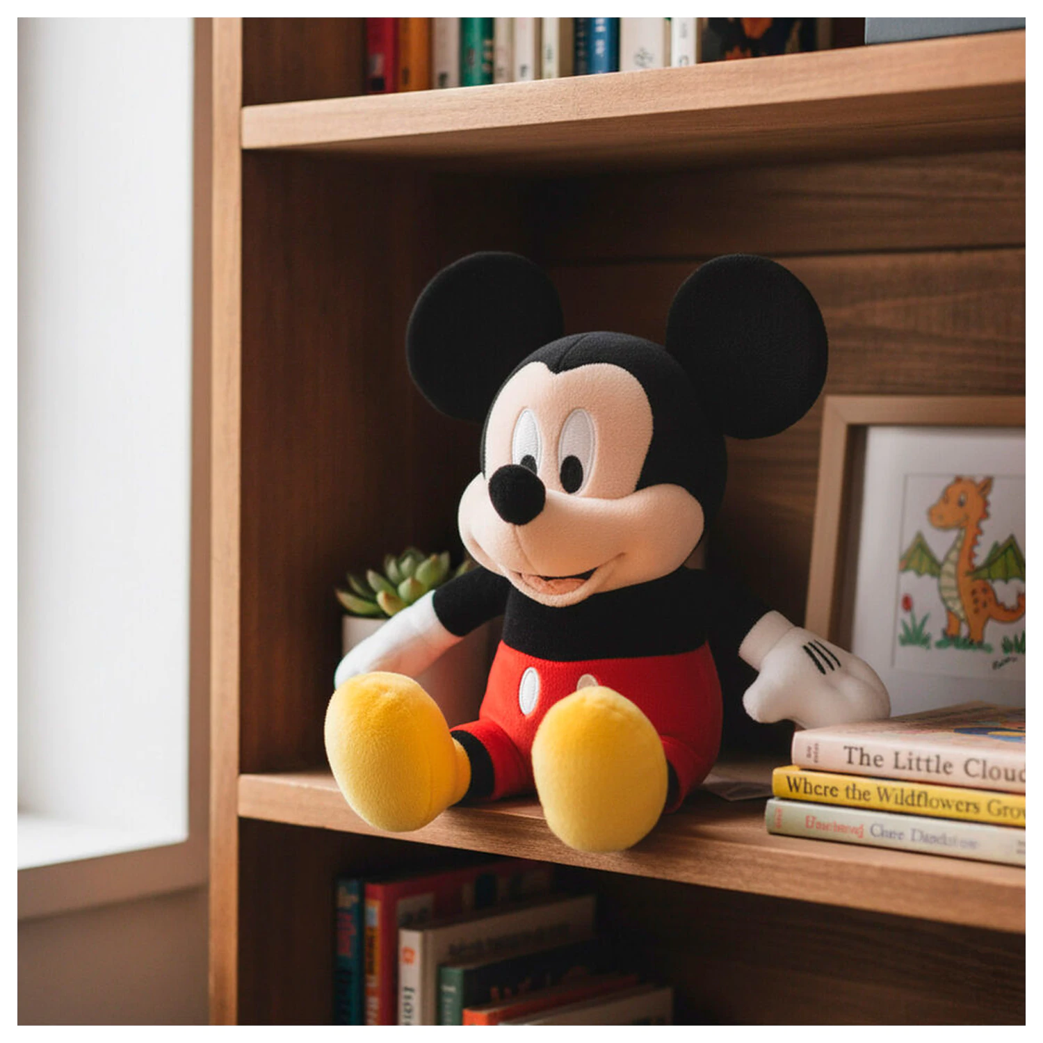 Disney Mickey money box plush toy 20cm product photo