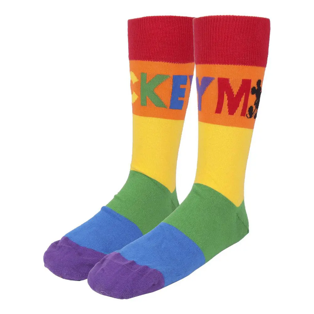 Disney Socks 3-Pack Mickey Pride Collection 35-41 product photo