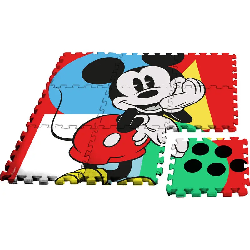 Disney Mickey puzzle carpet Eva rubber 9pcs product photo