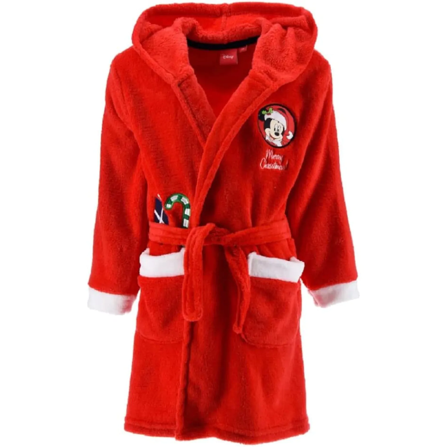 Disney Mickey Red Christmas child's robe product photo