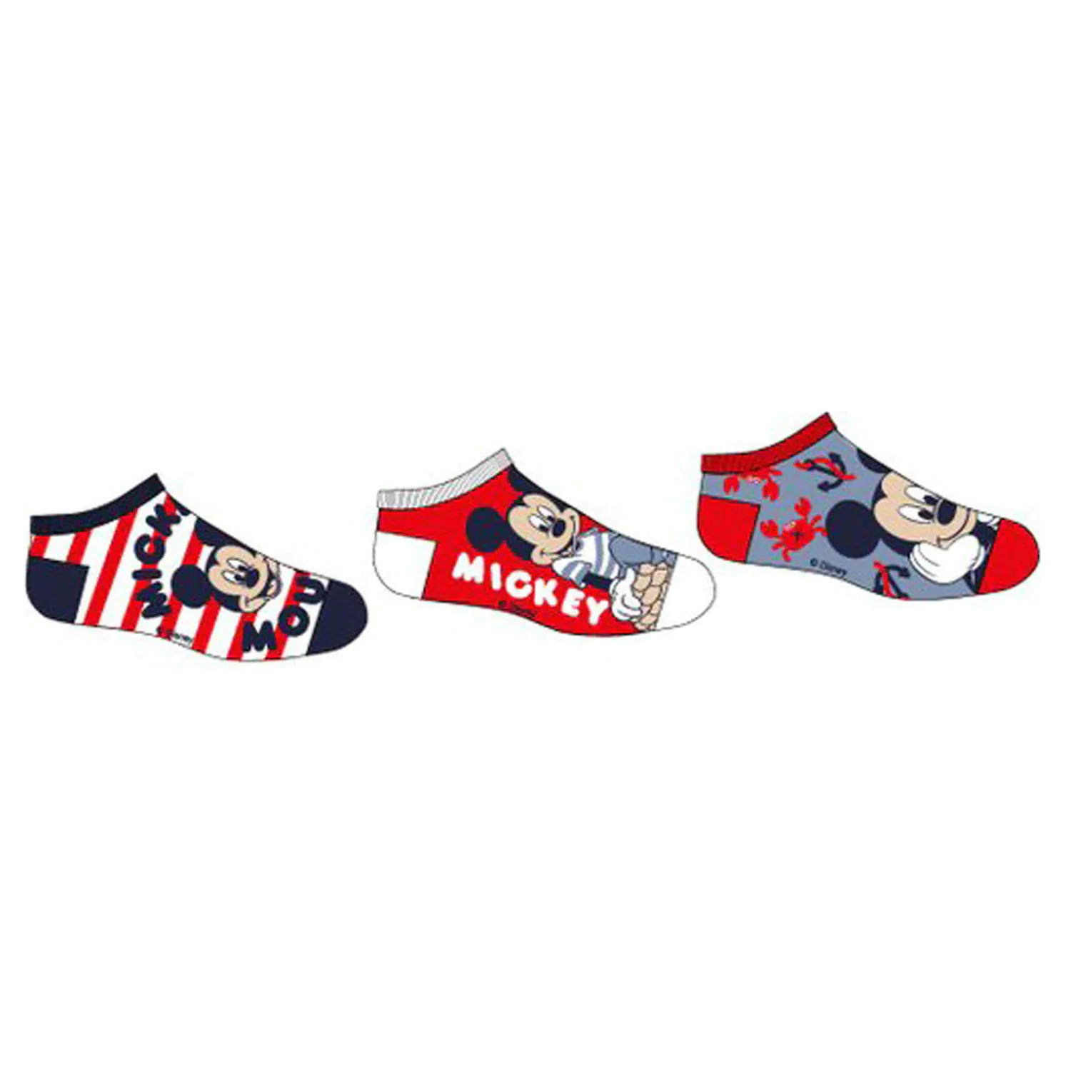 Disney Mickey Red Style kids secret socks 31/34 product photo