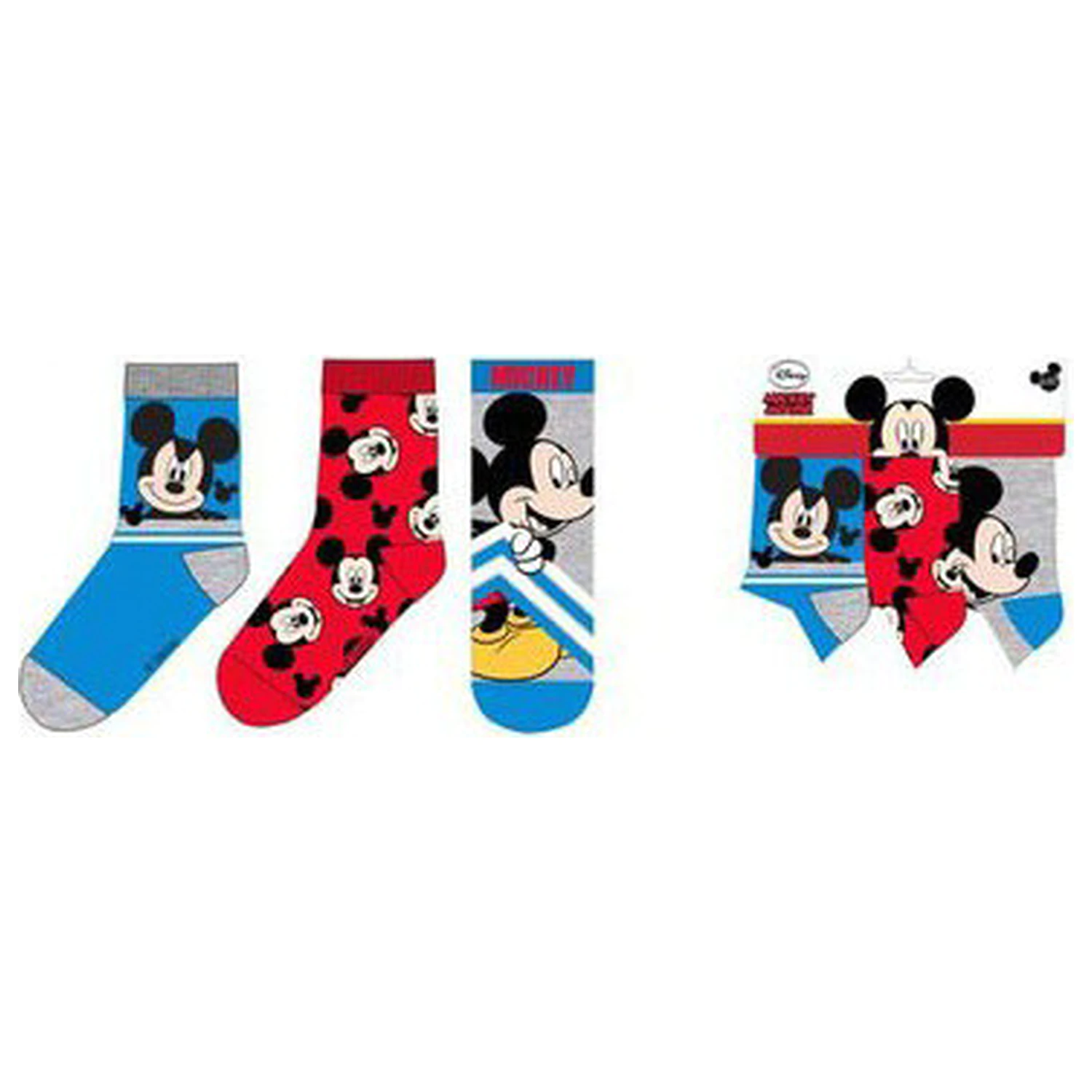 Disney Mickey Stride Blue children's socks 23/26 product photo