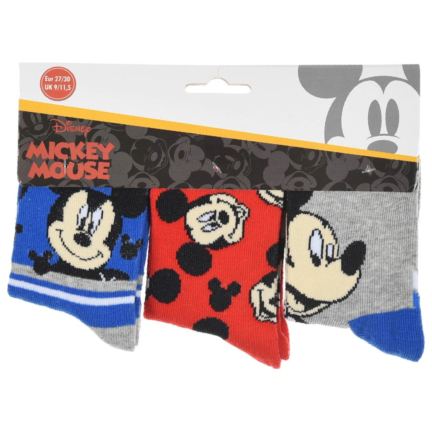 Disney Mickey Stride Blue children's socks 31/34 product photo