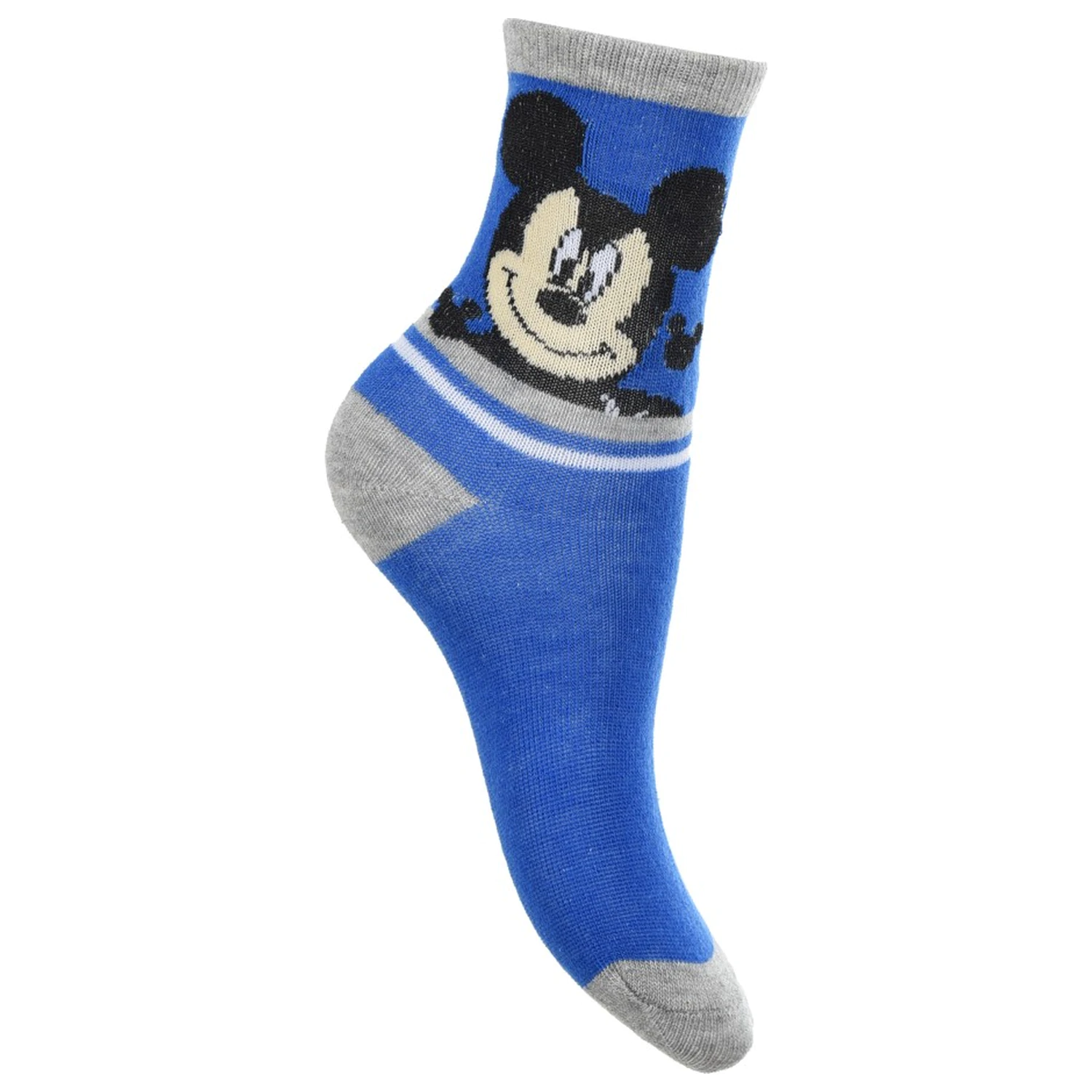 Disney Mickey Stride Blue children's socks 31/34 product photo