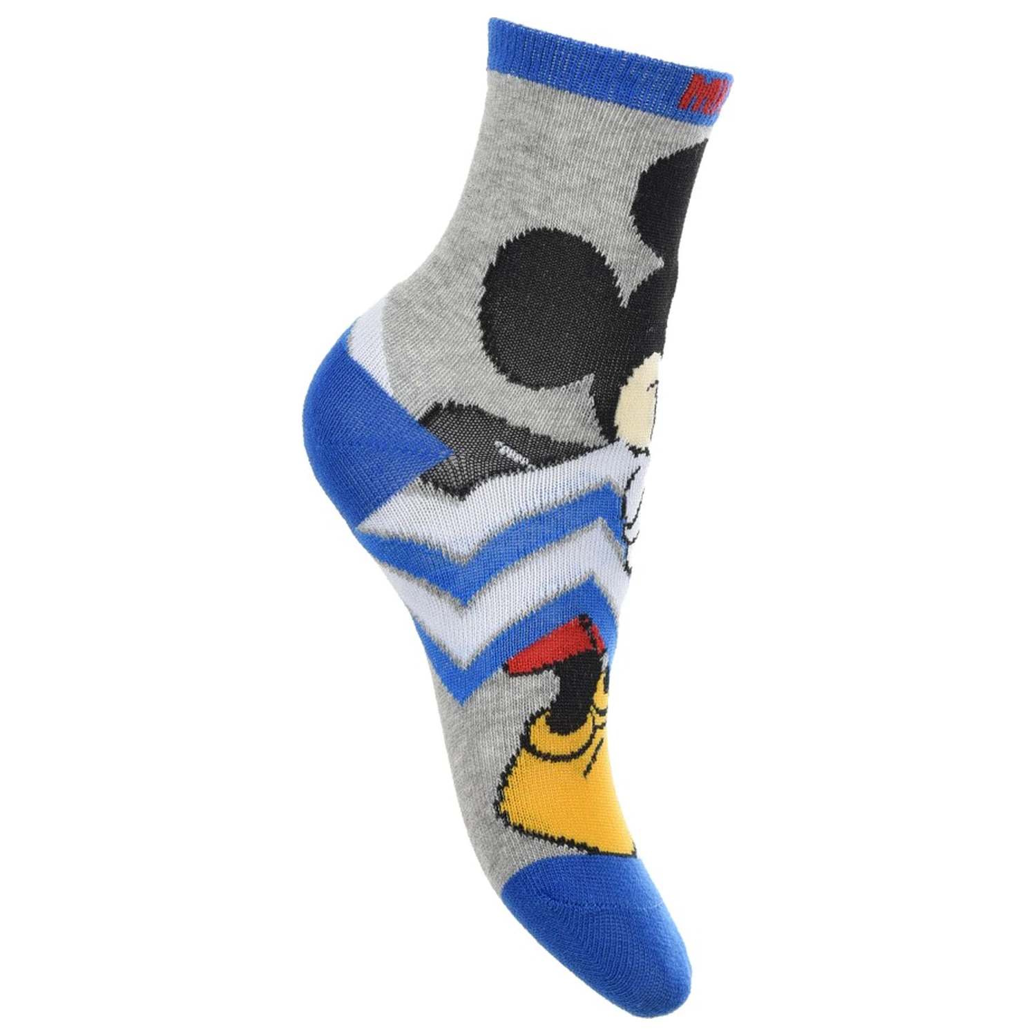 Disney Mickey Stride Blue children's socks 31/34 product photo