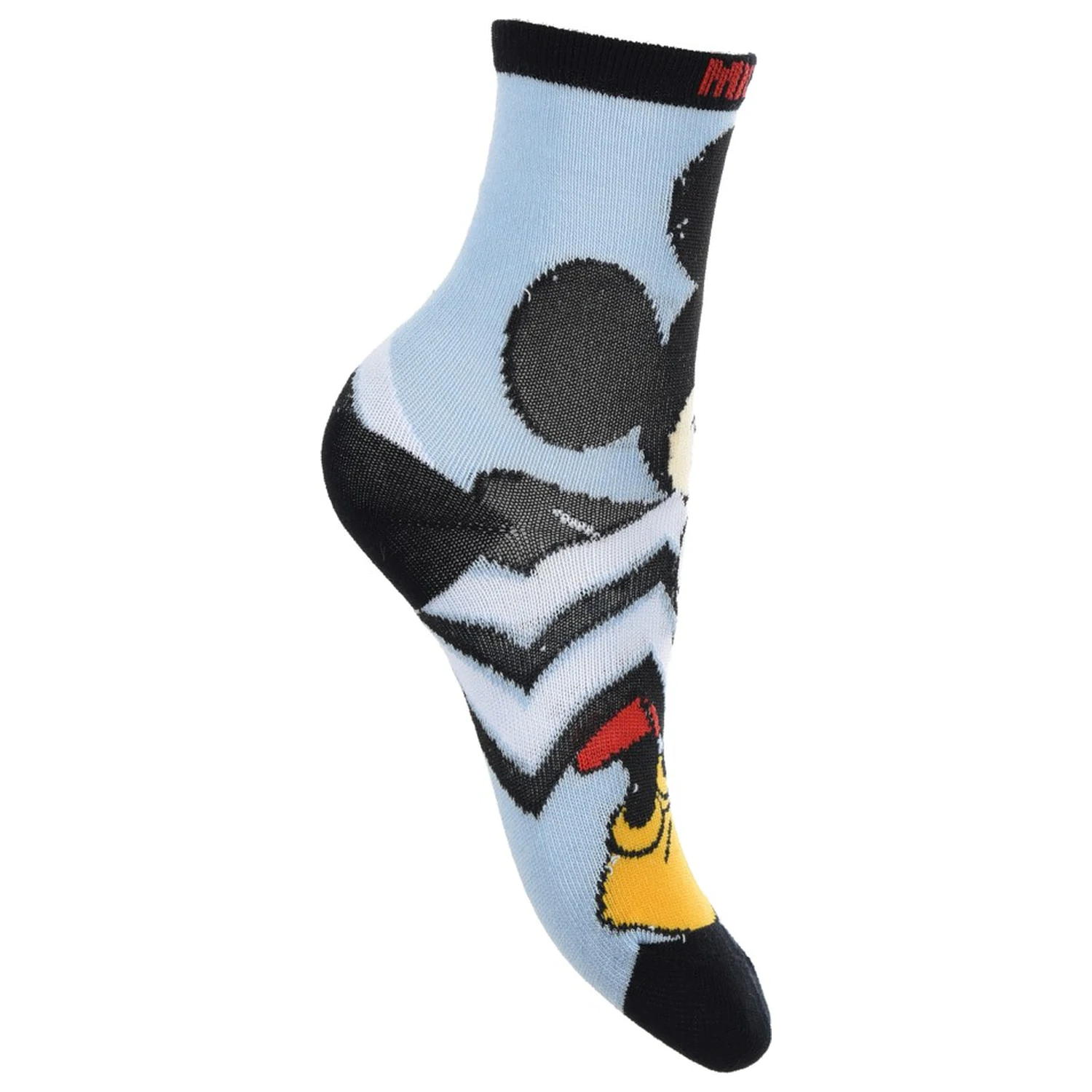 Disney Mickey Stride Red Kids' Socks 27/30 product photo