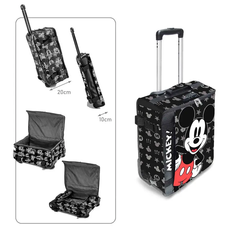 Disney Mickey Surprise foldable trolley suitcase 55cm termékfotó