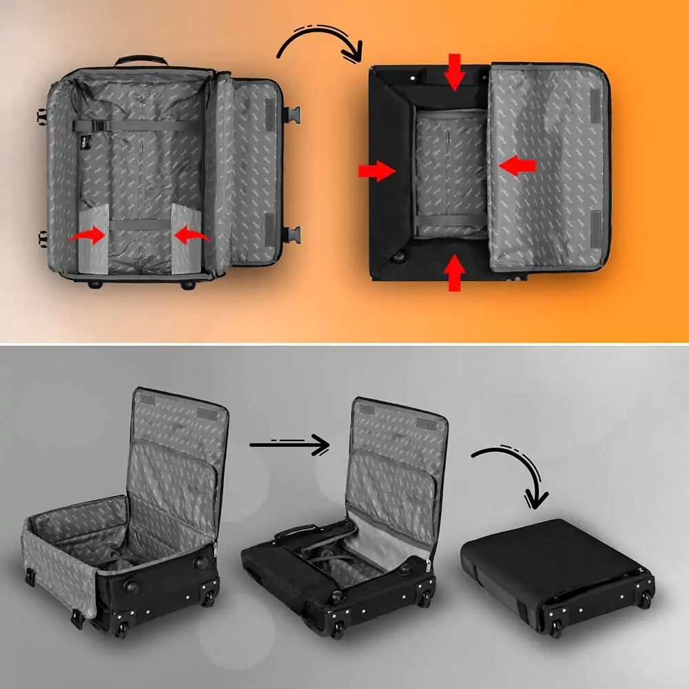 Disney Mickey Surprise foldable trolley suitcase 55cm product photo