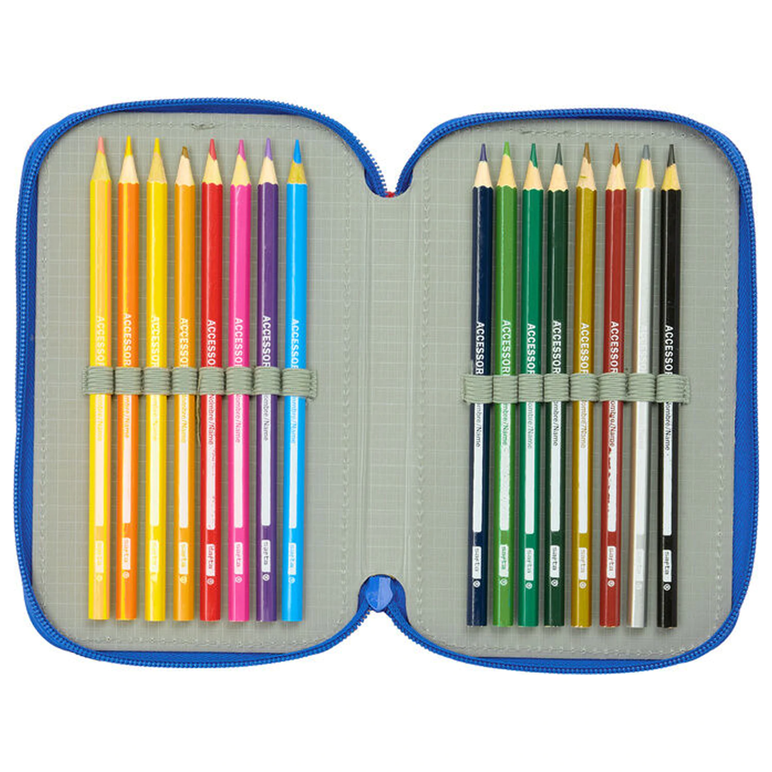 Disney Mickey Today triple pencil case 37pcs product photo