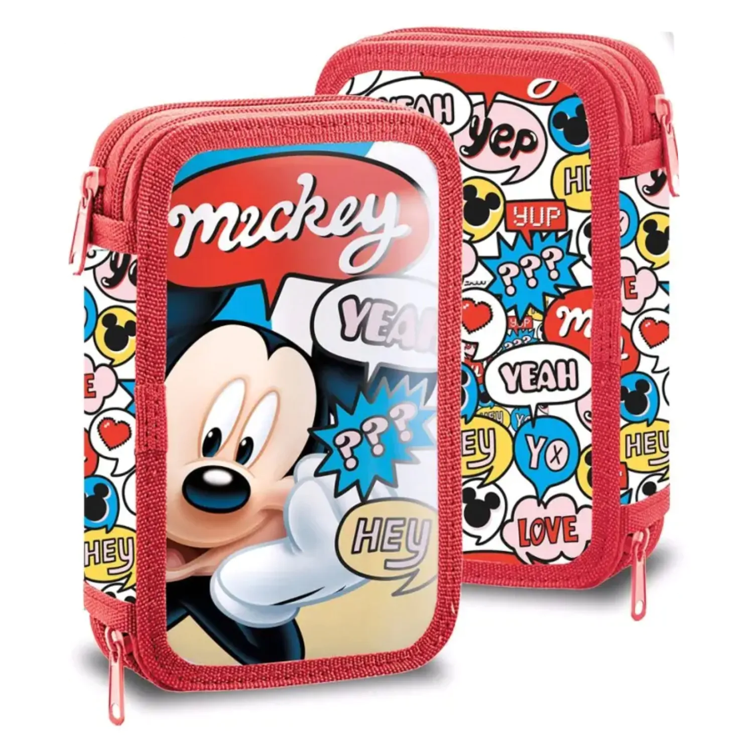 Disney Mickey Mouse filled two-story pencil case product photo