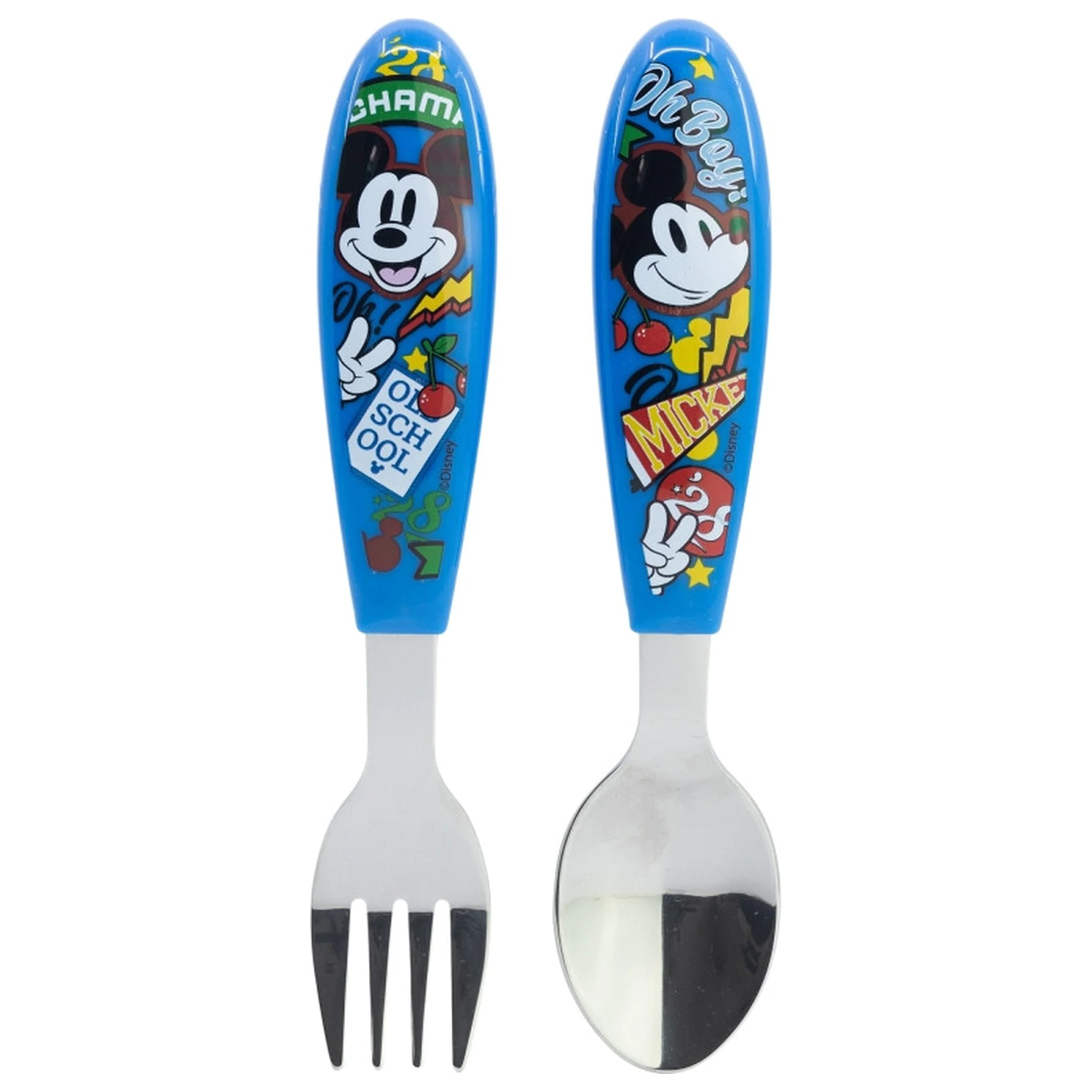 Disney Mickey True Champions Metal Ergo Cutlery Set - 2 Piece product photo