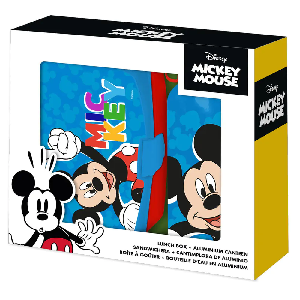 Disney Mickey lunch box + canteen set termékfotó