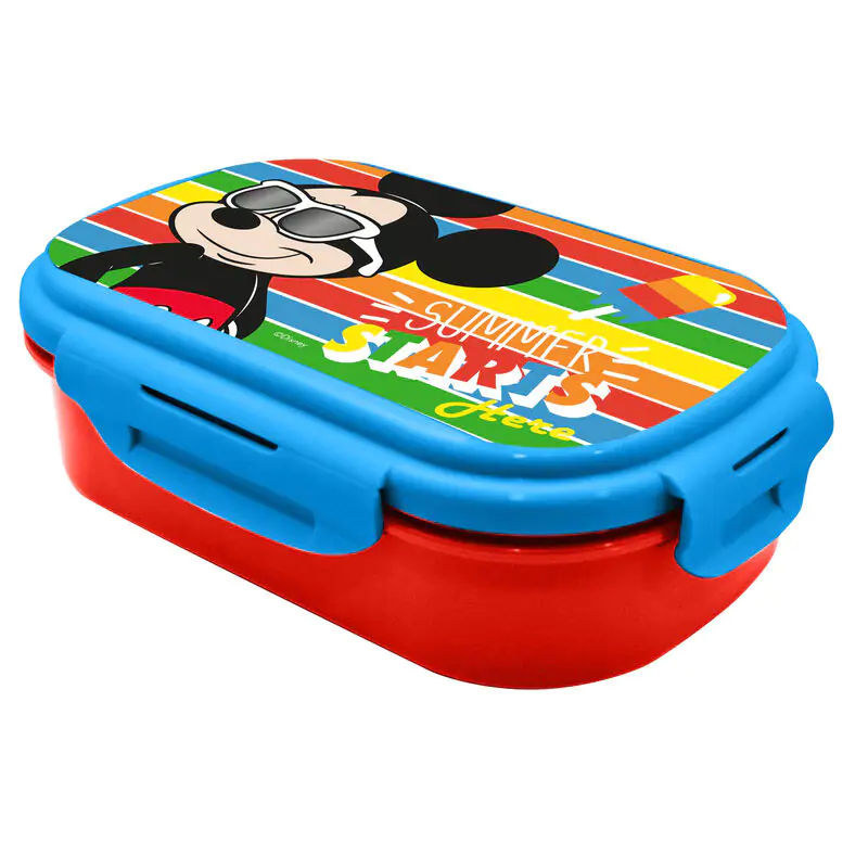 Disney Mickey lunch box + cutlery product photo