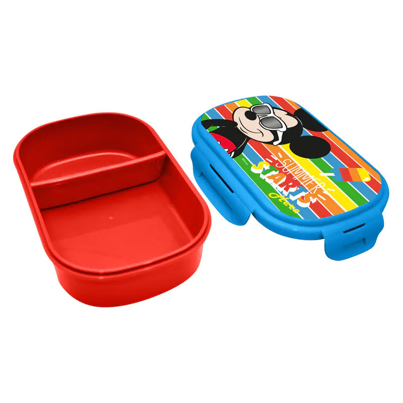 Disney Mickey lunch box + cutlery product photo