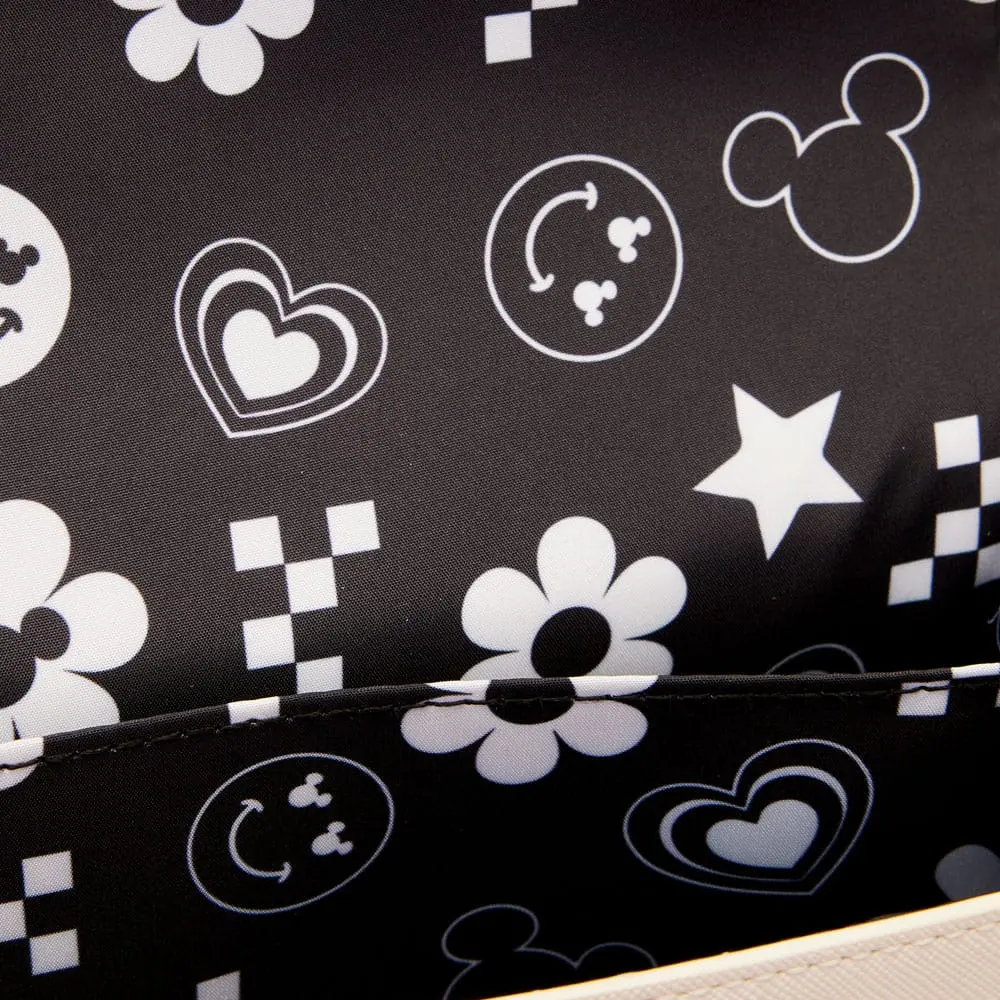 Disney by Loungefly Crossbody Mickey Y2K Black And White product photo