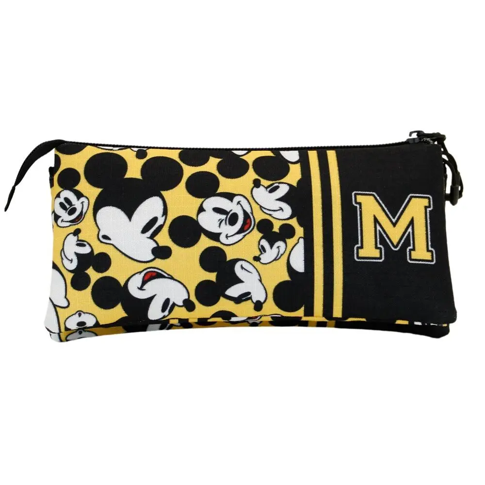Disney Mickey Yellow triple pencil case product photo
