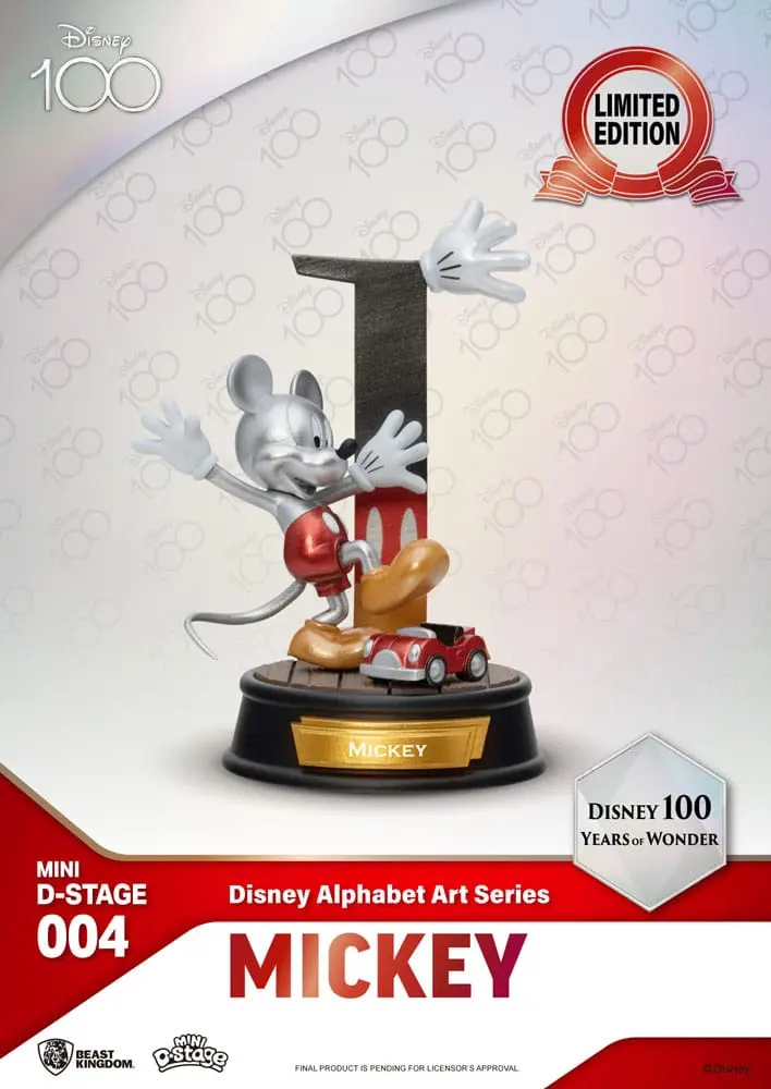 Disney Mini Diorama Stage Statues 6-pack 100 Years of Wonder-Disney Alphabet Art 10 cm termékfotó