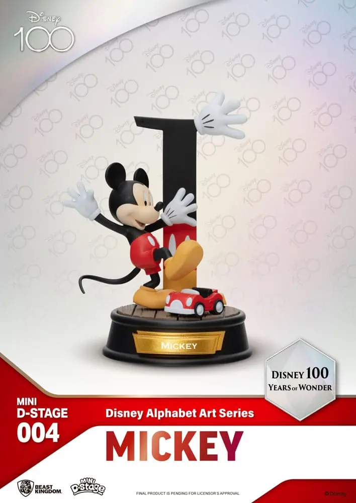 Disney Mini Diorama Stage Statues 6-pack 100 Years of Wonder-Disney Alphabet Art 10 cm termékfotó