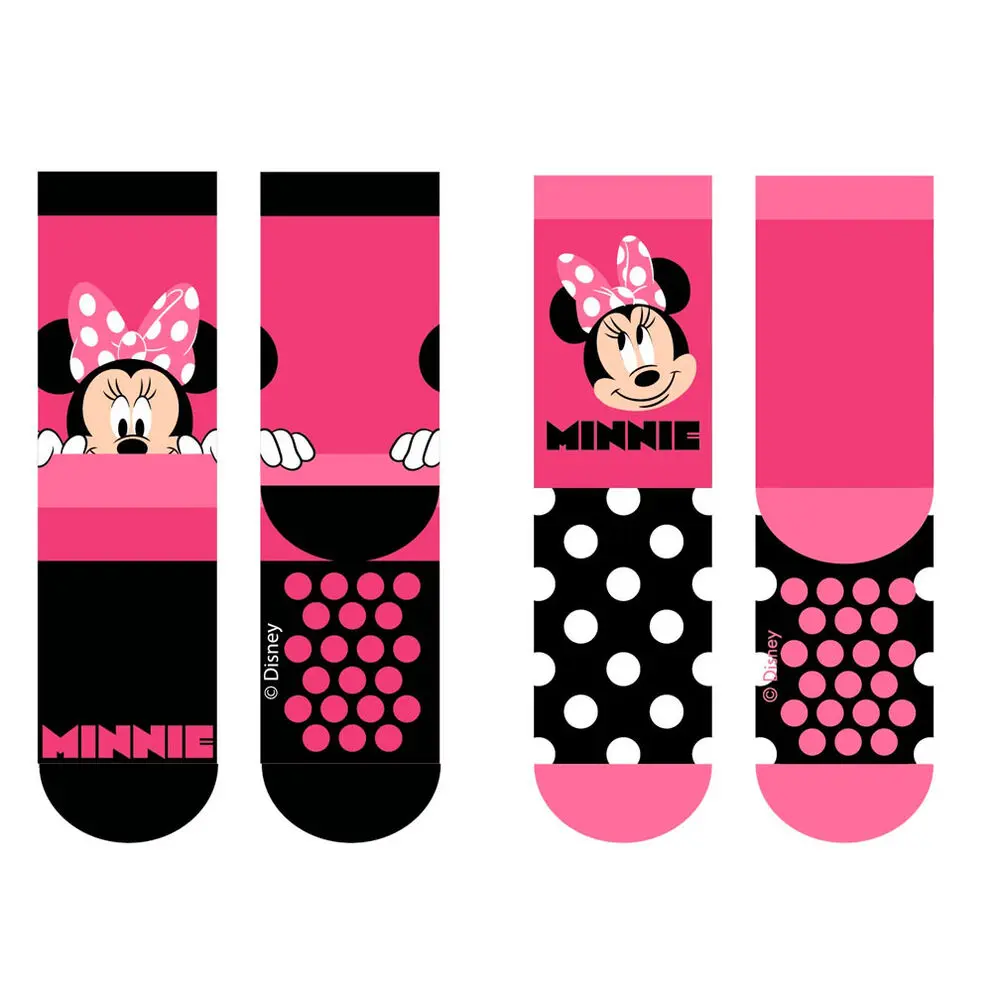 Disney Minnie pack 2 anti-slip socks product photo