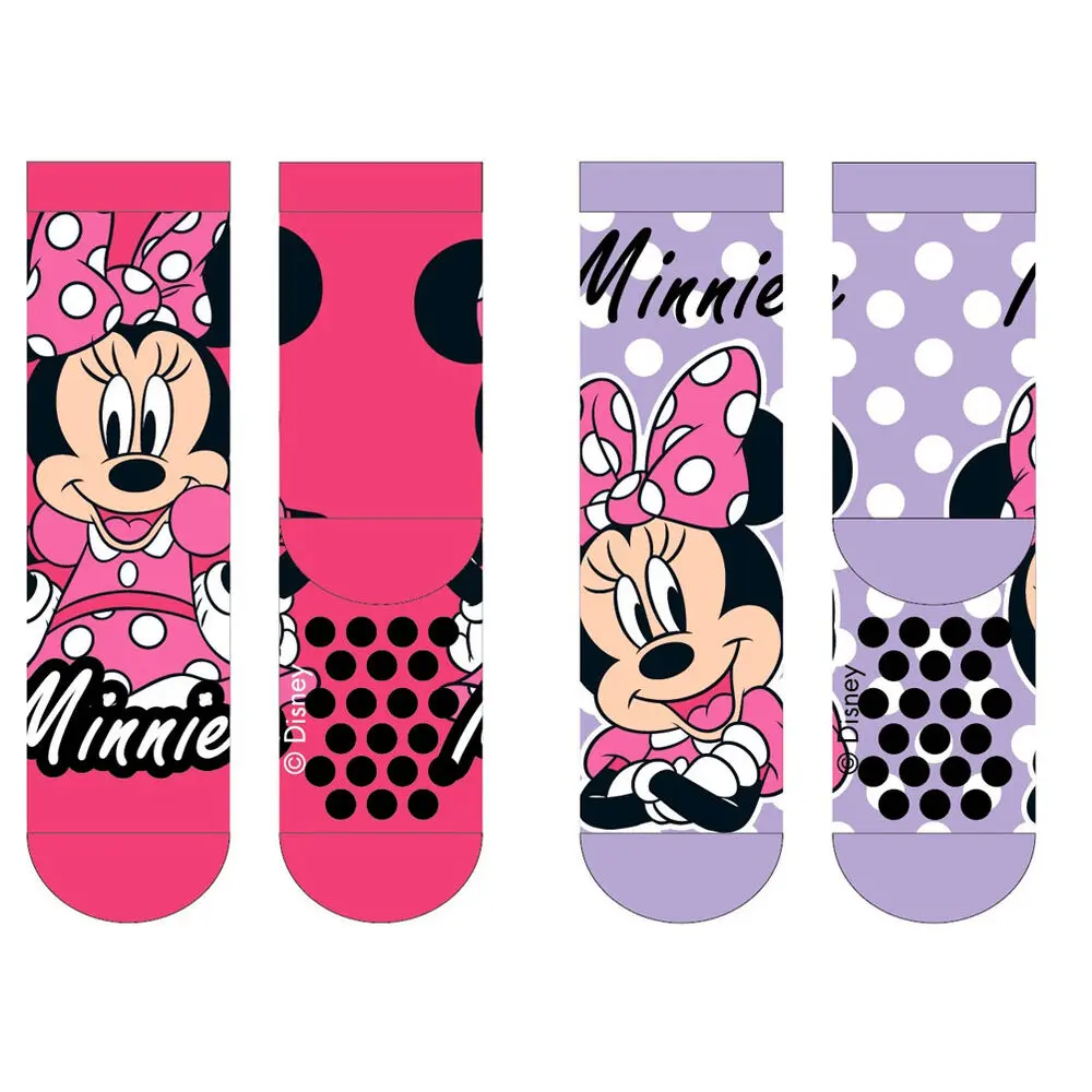Disney Minnie kids pack 2 anti-slip socks product photo