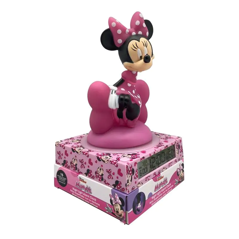 Disney Minnie 3D lamp with alarm clock termékfotó