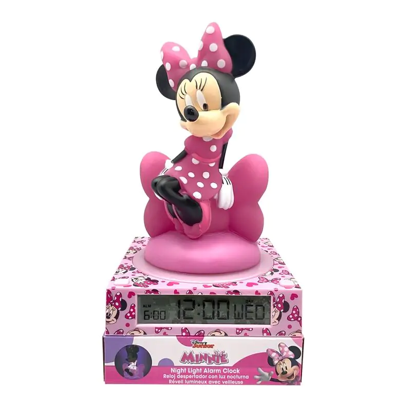 Disney Minnie 3D lamp with alarm clock product photo