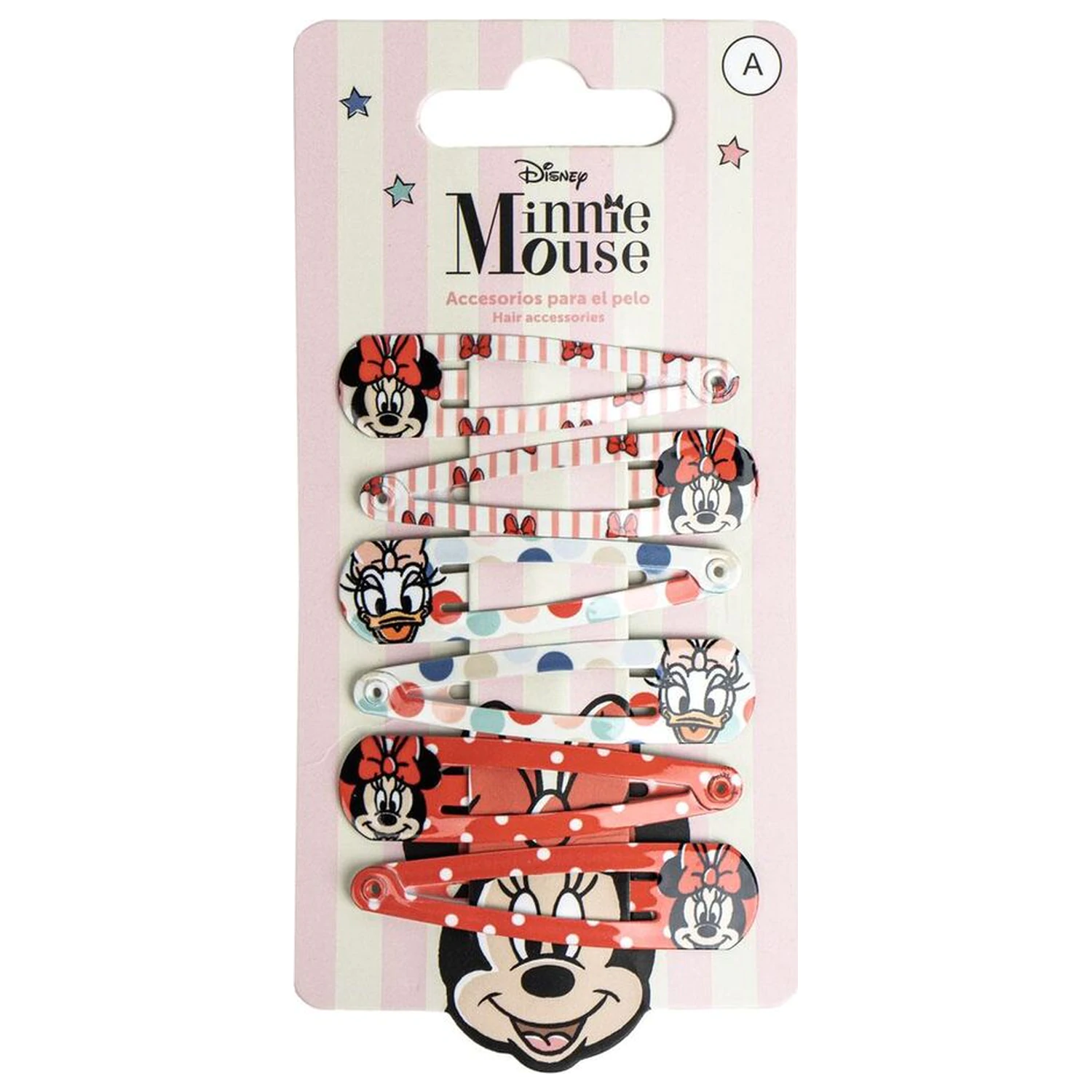 Disney Minnie blister pack 6 hairpins product photo