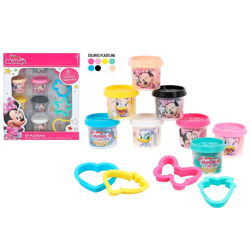 Disney Minnie pack of 8 plasticine cans product photo