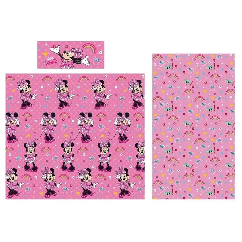 Disney Minnie coral sheets set bed 105cm product photo