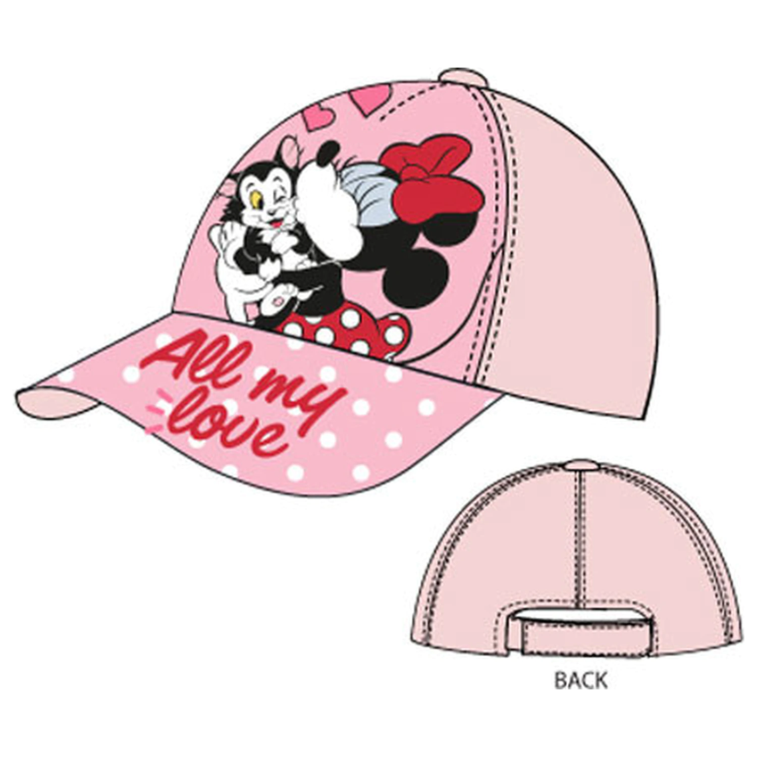 Disney Minnie All My Love Kids' Baseball Cap 52 cm product photo