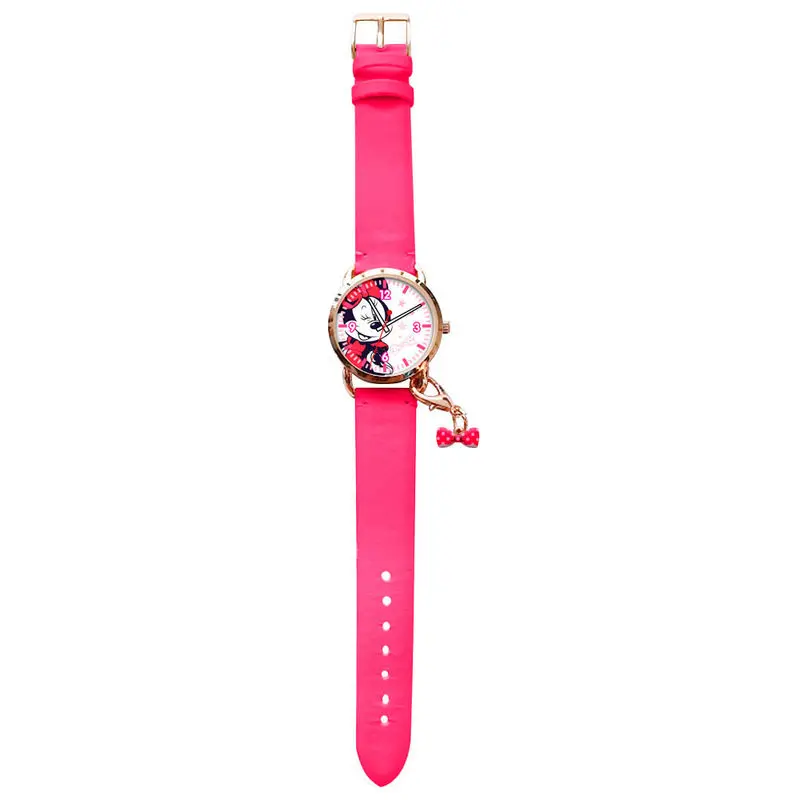 Disney Minnie analog watch with charm product photo