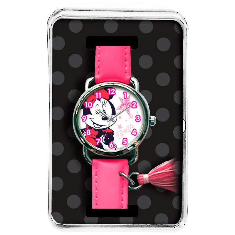 Disney Minnie analog watch with charm product photo
