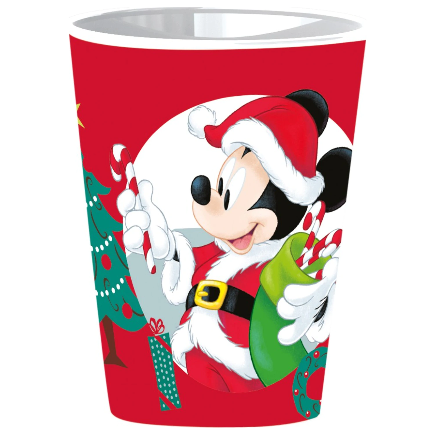 Disney Minnie and Mickey Christmas Plastic Cup 260 ml product photo