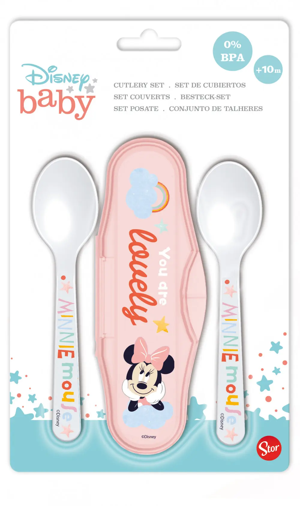 Disney Minnie Mouse Travel Cutlery Set product photo