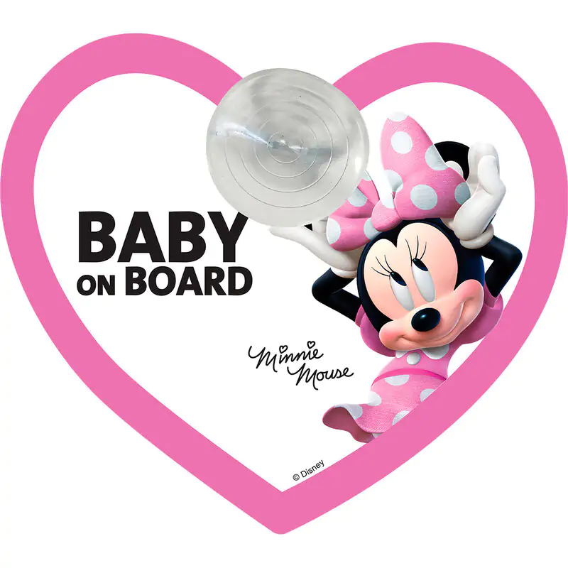 Disney Minnie baby on board Signal car product photo