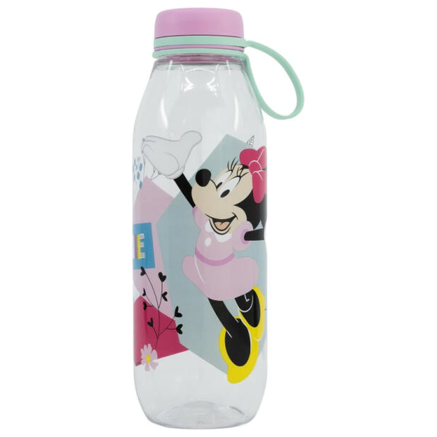 Disney Minnie Mouse Being More Ecozen Plastic Water Bottle with Screw Cap 650 ml product photo