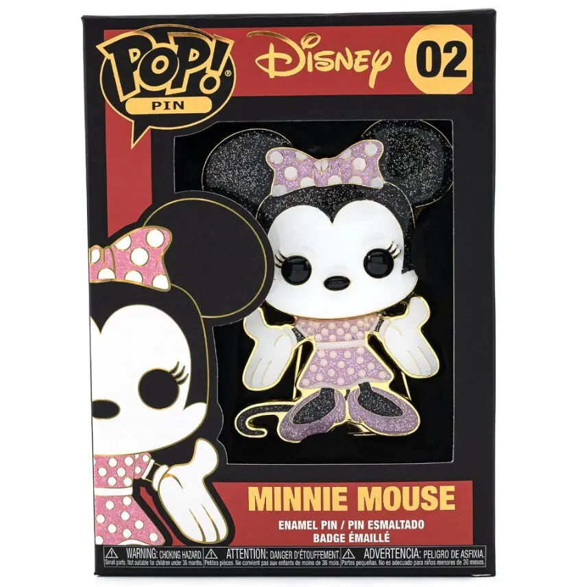 Disney Minnie Large Enamel POP Pin 10cm product photo
