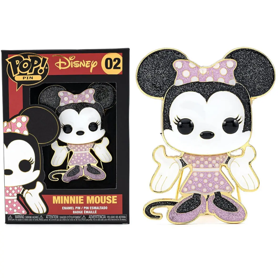 Disney Minnie Large Enamel POP Pin 10cm product photo