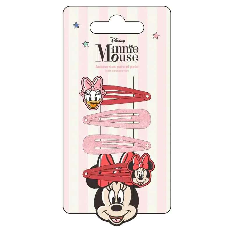 Disney Minnie blister pack 4 hairpins product photo