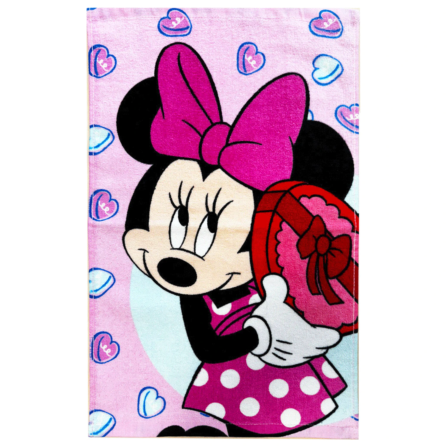 Disney Minnie Bonbon Hearts hand towel, face towel, towel product photo
