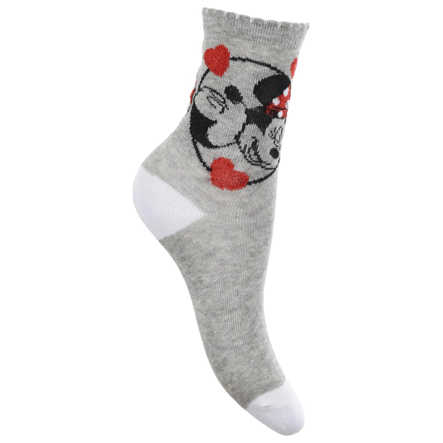 Disney Minnie Mouse Red Bow Children's Socks 31/34 product photo