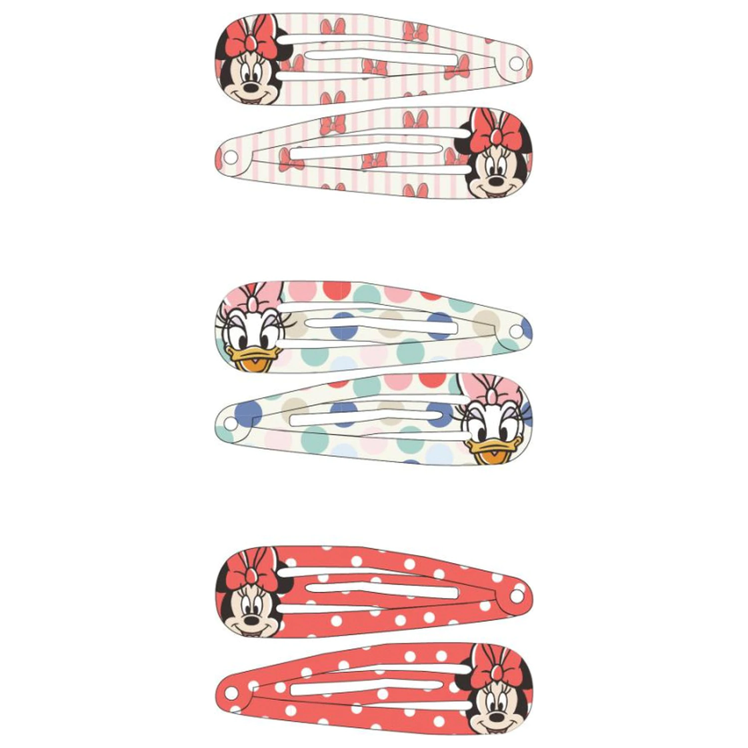Disney Minnie Daisy Hair Clip Set, 6-Piece product photo
